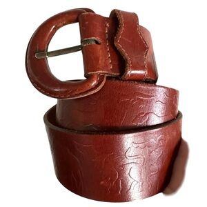 Omega Leather Belt M